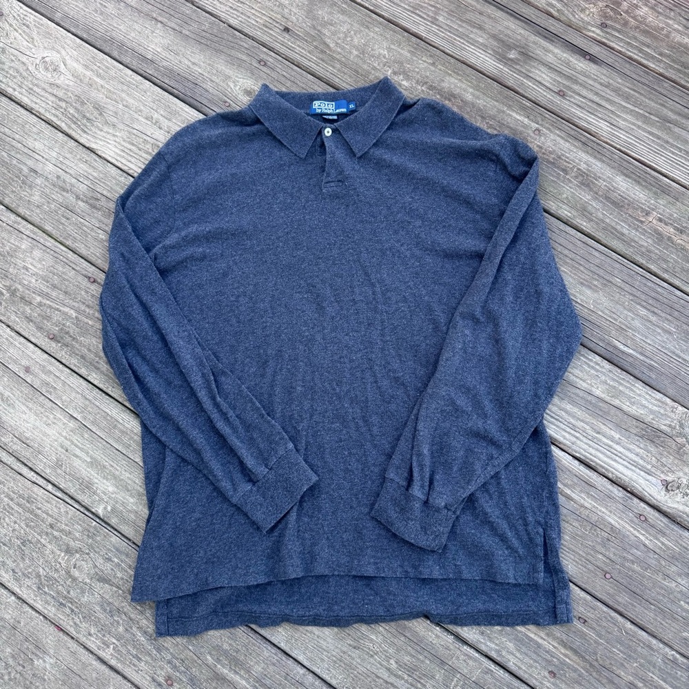 Black Polo Ralph Lauren Long sleeve polo shirt